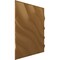 Ekena Millwork 19 5/8in. W x 19 5/8in. H Modern Wave EnduraWall Decorative 3D Wall Panel Covers 2.67 Sq. Ft. WP20X20MWBGL - alternate 2